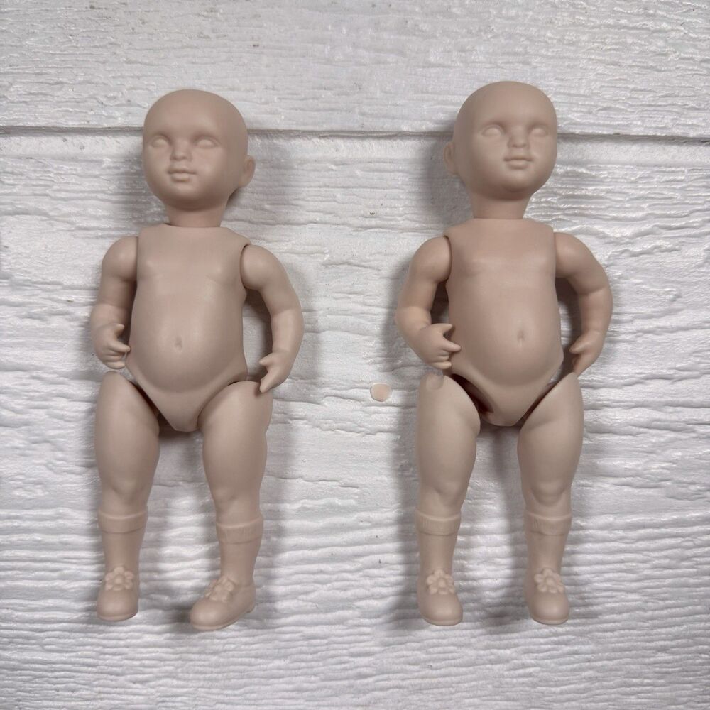 Vintage PAUL BM Bisque Porcelain Doll Parts Lot 2 Sets Heads Bodies Limbs